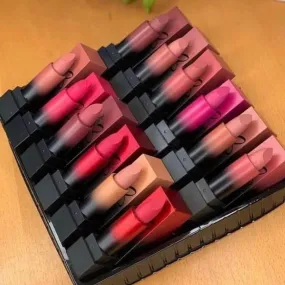 12pcs Huda Beauty Matte Bullet Lipsticks Set