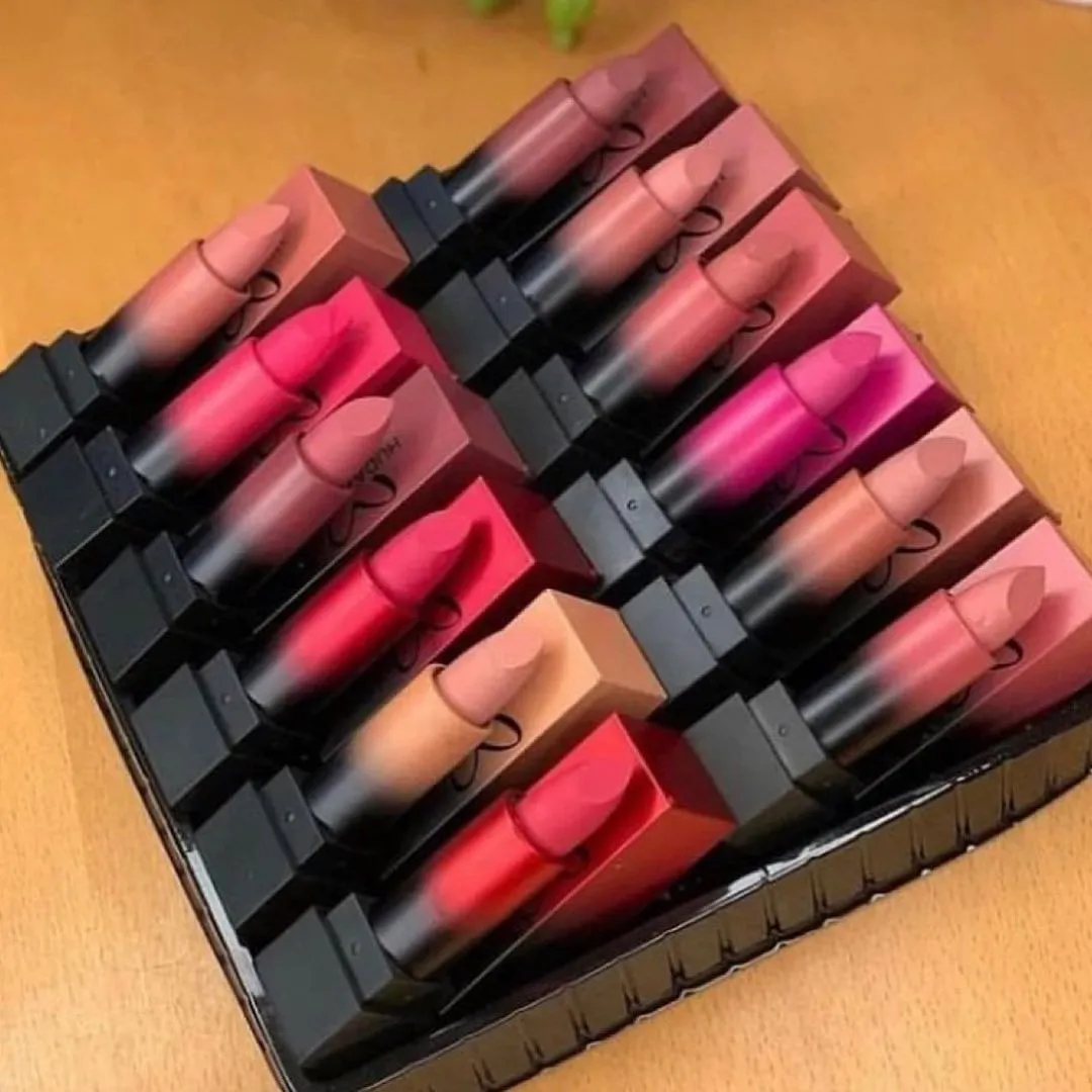 12pcs Huda Beauty Matte Bullet Lipsticks Set