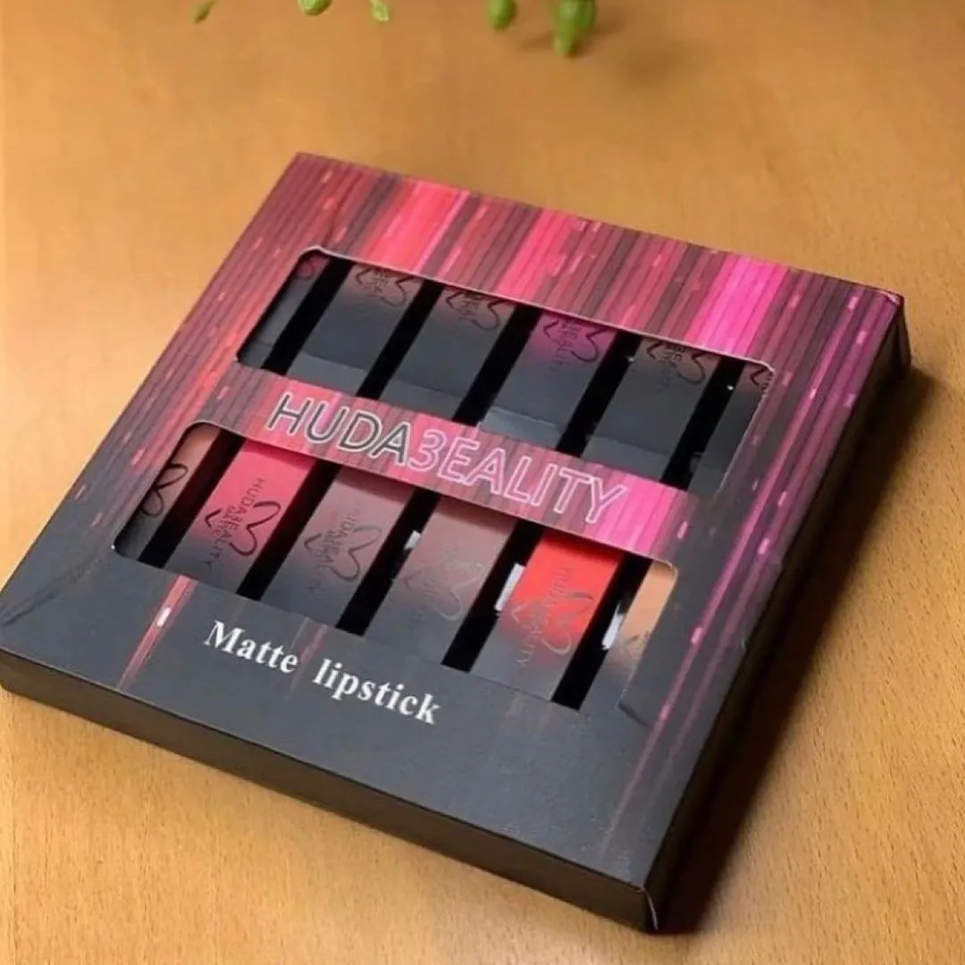 12pcs Huda Beauty Matte Bullet Lipsticks Set