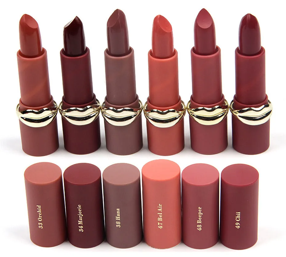 6 Lipsticks per set Waterproof Long Lasting Matte Lipsticks
