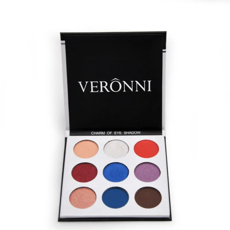 9Colors Eye Shadow Palette Natural Shimmer Matte Eyeshadow Powder