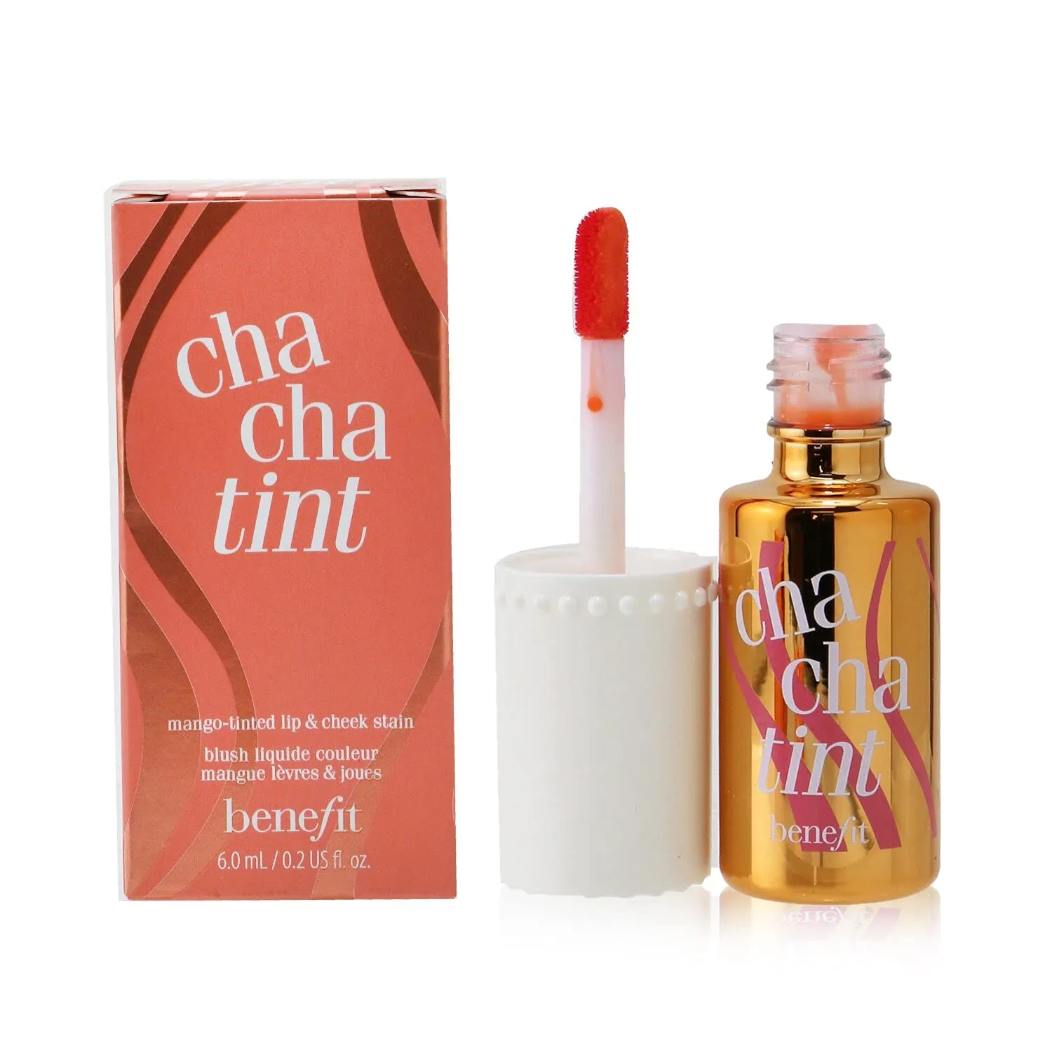 Benefit Chachatint (ChaCha Tint) Mango Tinted Lip & Cheek Stain (6ml)