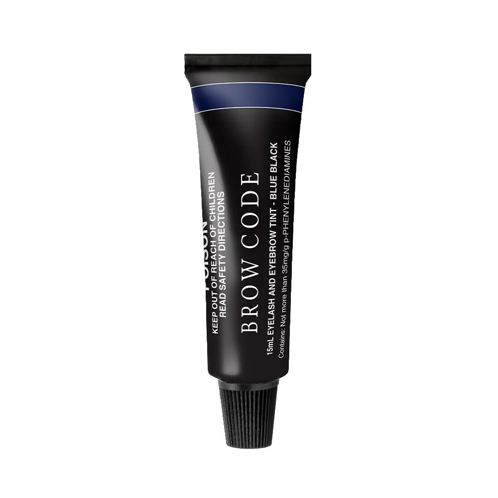 Brow Code Eyelash & Eyebrow Tint Blue Black 15ml
