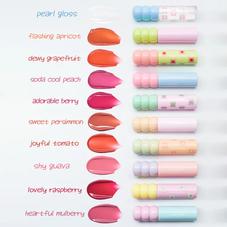 colorgram Fruity Glass Tint (17 colors);  0.09oz / 2.8g
