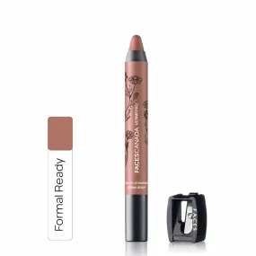 Faces Canada Matte Lip Crayon | Cocoa Butter and Chamomile enriched | One Stroke Intense Color | Smooth Glide | All Day Hydrated Lips | Shade - Formal Ready 2.8g