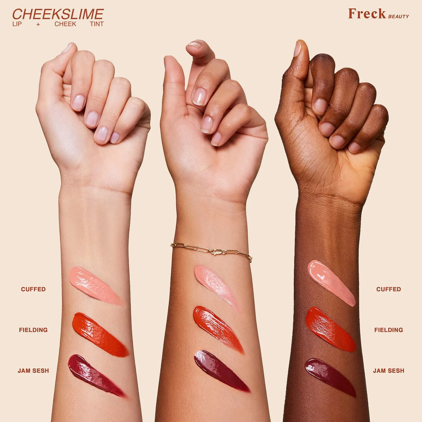 Freck Beauty - Cheekslime Blush   Lip Tint with Plant Collagen - Fielding