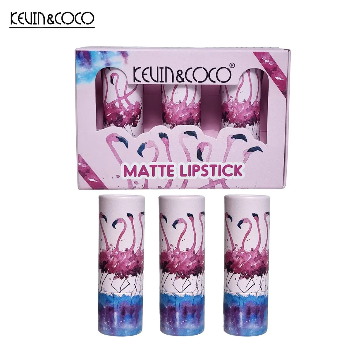 Kevin&Coco New 3 Pcs Matte Lipstick