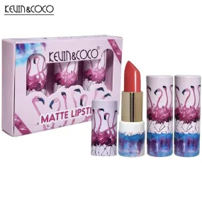 Kevin&Coco New 3 Pcs Matte Lipstick