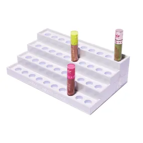 Liquid Lip White Glitter Makeup Display