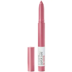 Maybelline Super Stay Ink Crayon Lipstick, Precision Tip Matte Lip Crayon with Built-in Sharpener, Longwear Up To 8Hrs, Seek Adventure, Warm Pink, 0.04 oz