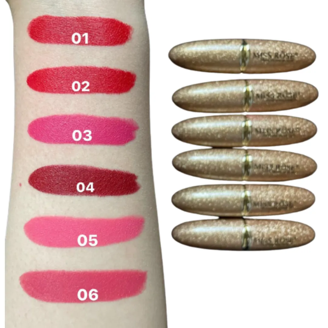 Miss Rose Gold Plated Matte Lipstick