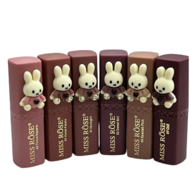 Miss rose Semi Matte Bear Lipstick Set
