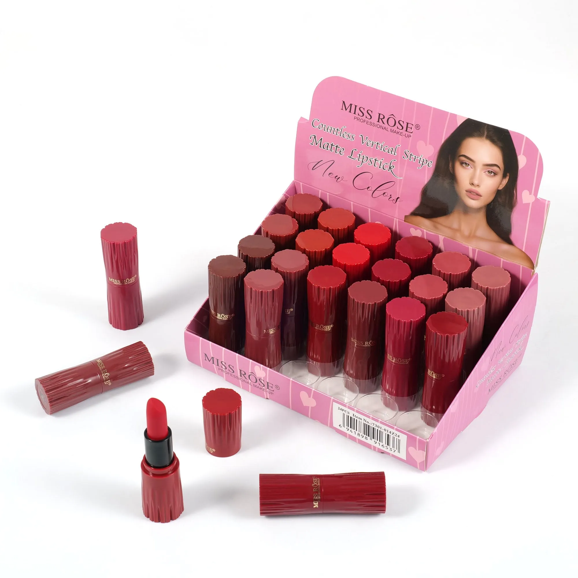 Missrose Infinite Stripes Matte Lipstick