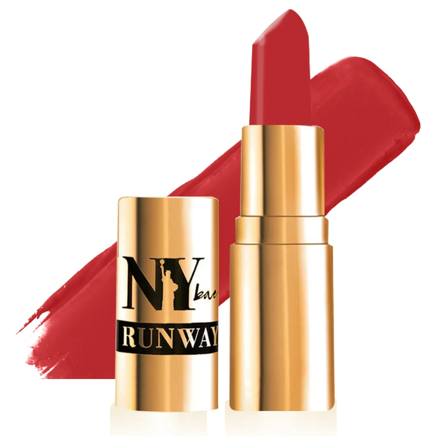NY Bae Argan Oil Infused Matte Lipstick Runway Range - On Fleek 15 (4.5 g) | Red | Rich Colour | Full Coverage | Long lasting | Cruelty Free