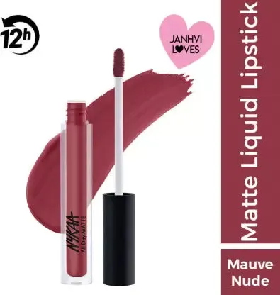Nykaa All Day Matte Waterproof, Transfer Proof, 12H Liquid Lipstick 2.1ml