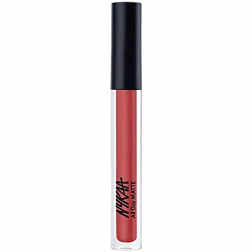 Nykaa All Day Matte Waterproof, Transfer Proof, 12H Liquid Lipstick 2.1ml