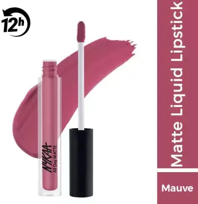 Nykaa All Day Matte Waterproof, Transfer Proof, 12H Liquid Lipstick 2.1ml
