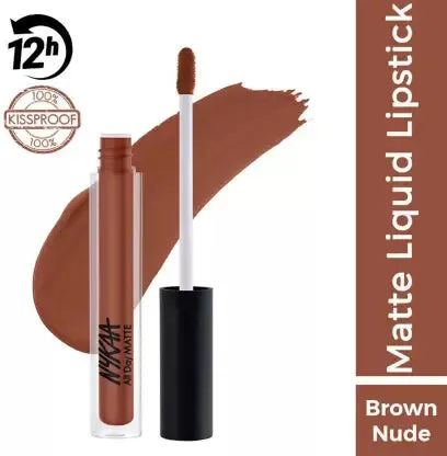 Nykaa All Day Matte Waterproof, Transfer Proof, 12H Liquid Lipstick 2.1ml