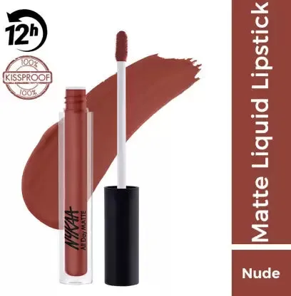 Nykaa All Day Matte Waterproof, Transfer Proof, 12H Liquid Lipstick 2.1ml