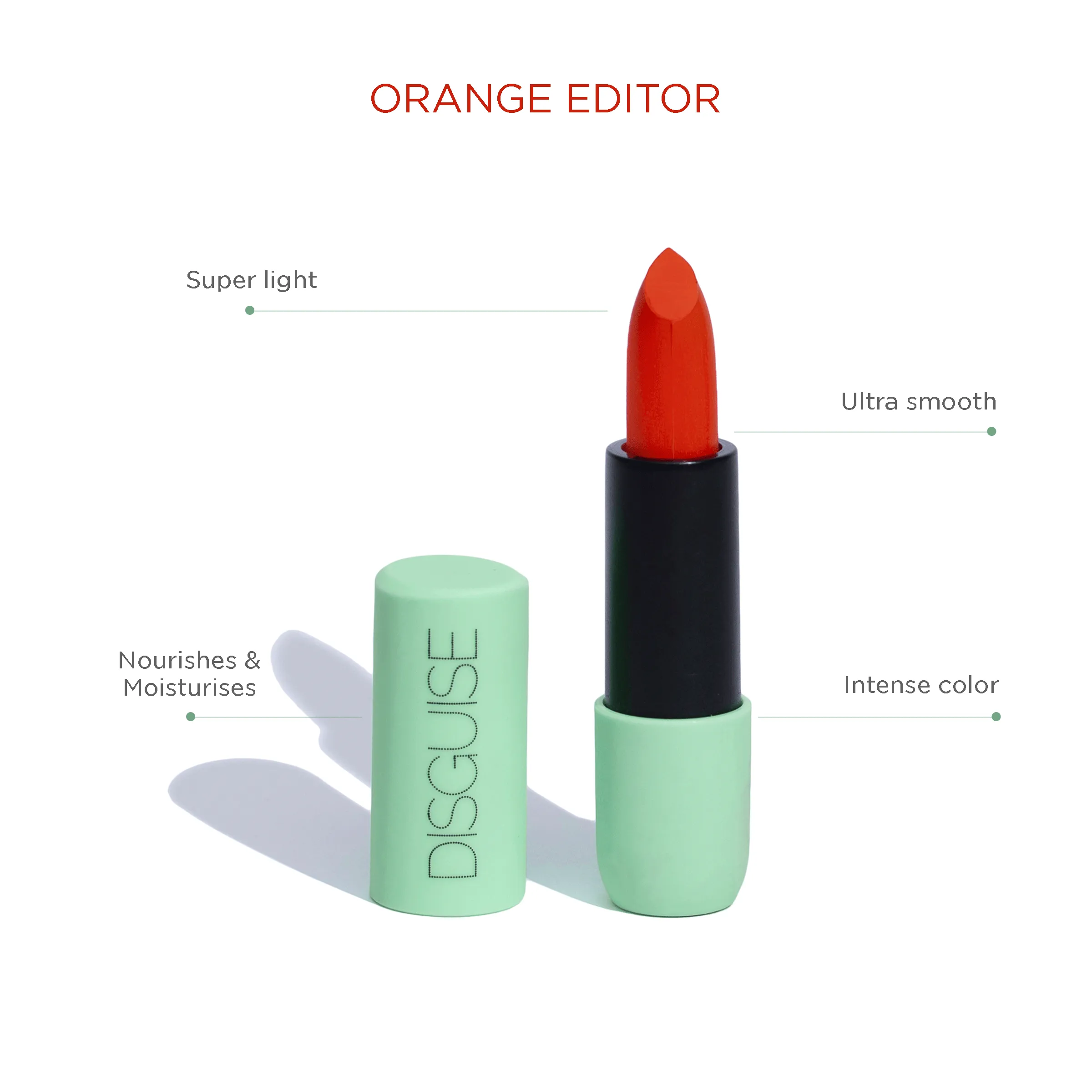 Orange Editor 08 - SATIN MATTE | LIGHT & COMFORTABLE | ENRICHED WITH PLANT OILS | INTENSE COLOR | VDAY OFFER