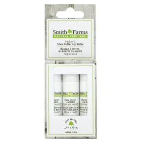 Pack of 3 Shea Butter Lip Balms