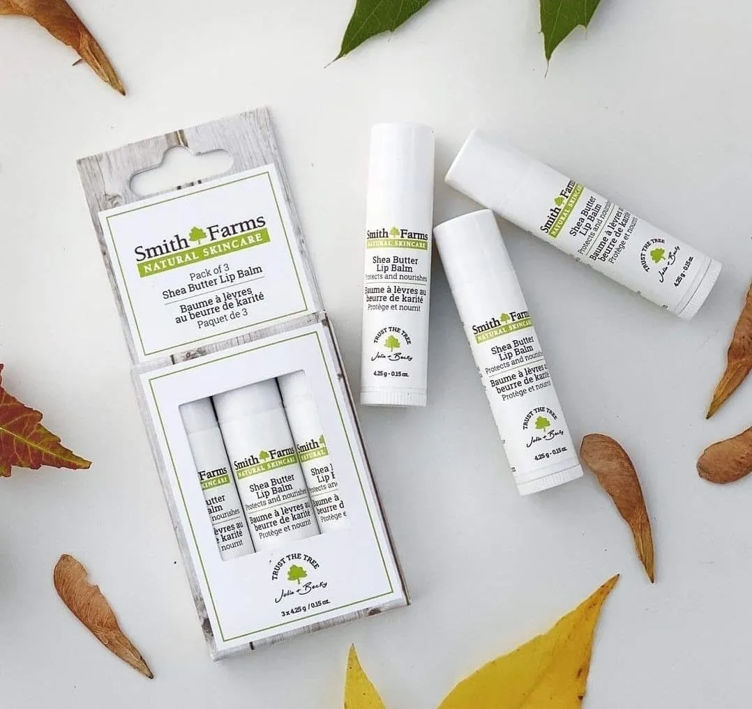 Pack of 3 Shea Butter Lip Balms