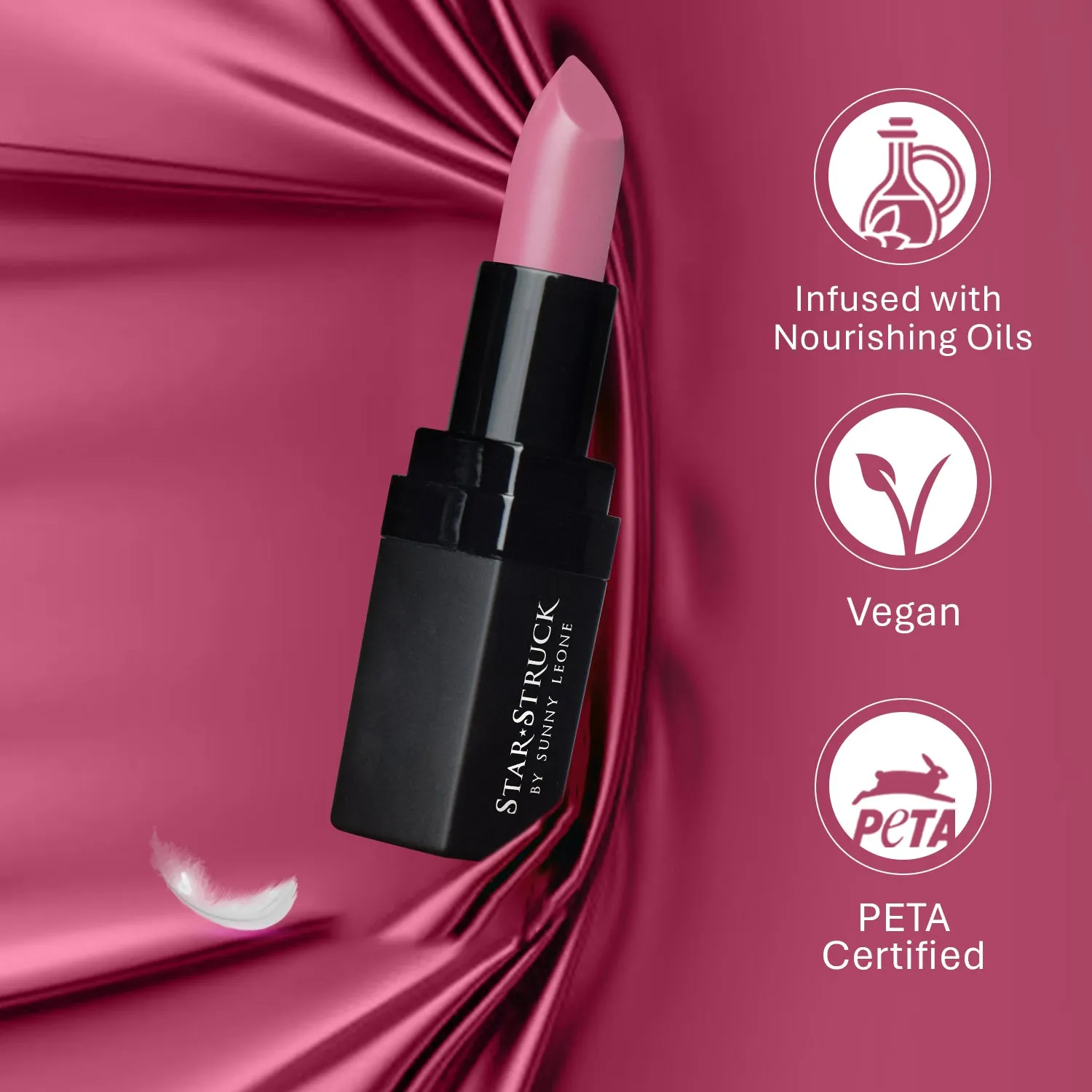 Pink Peony - Luxe Matte Lipstick, Pink | 4.2gms