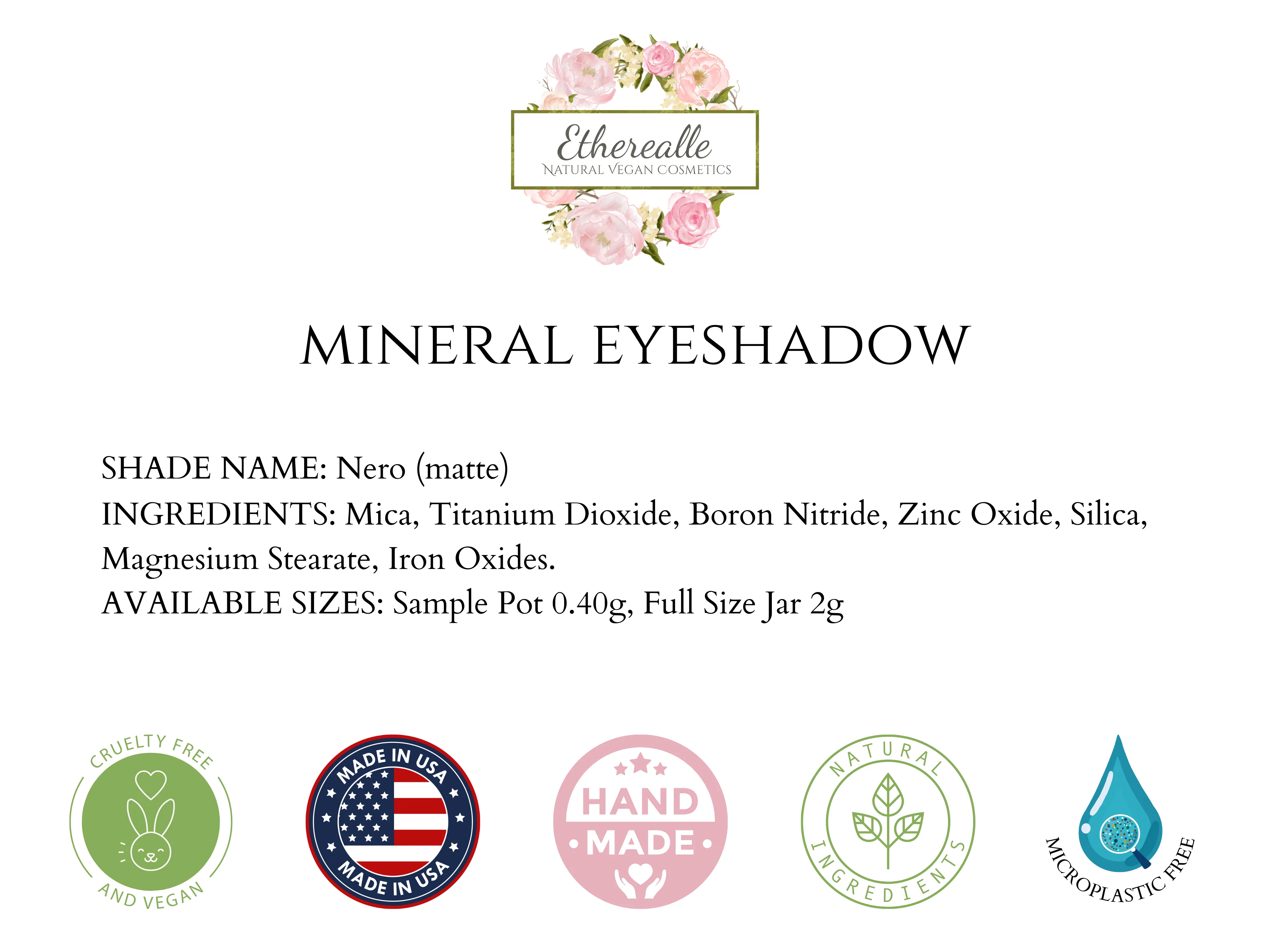 "Nero" - Mineral Eyeshadow