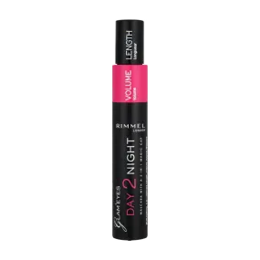 Rimmel Day 2 Night Mascara Black, 9.5ml