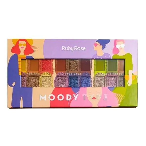 Ruby Rose Moody Type, Eyeshadow Palette