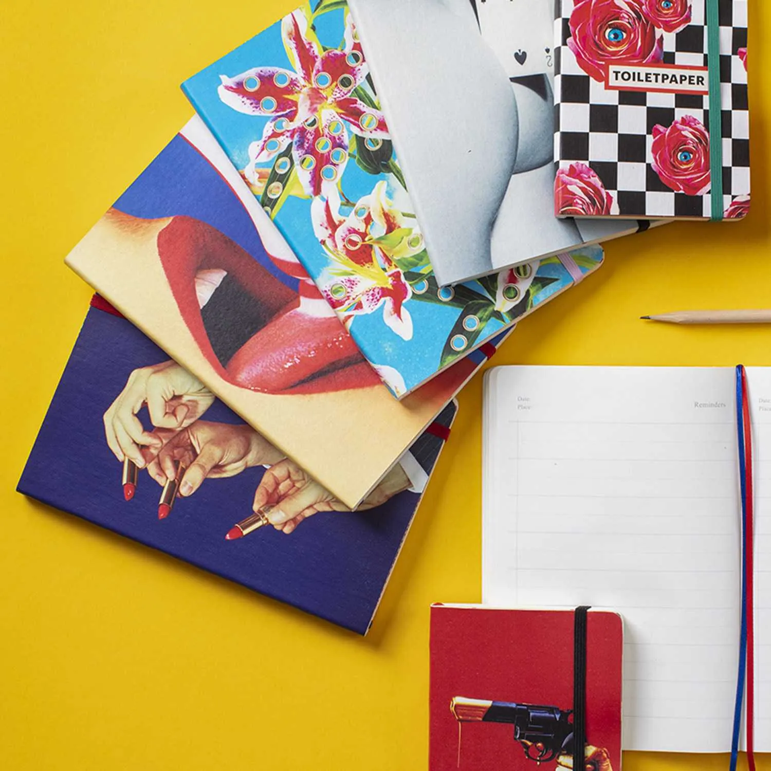 Seletti Toiletpaper Notebook Big Lipsticks