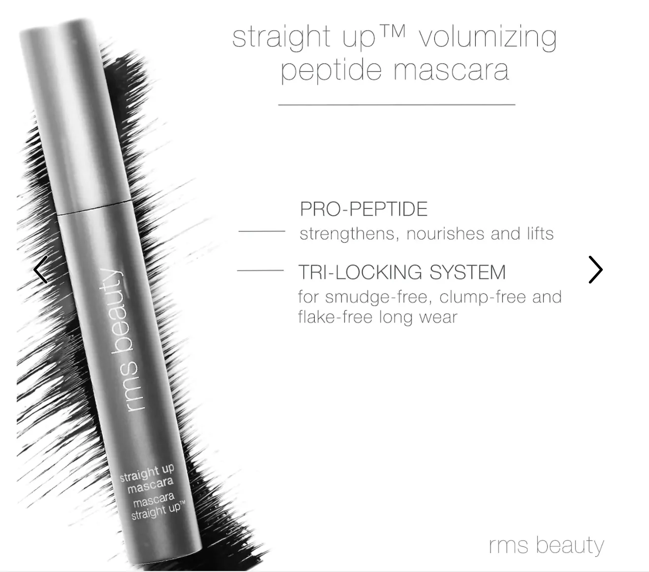 Straight Up Volumizing Peptide Mascara