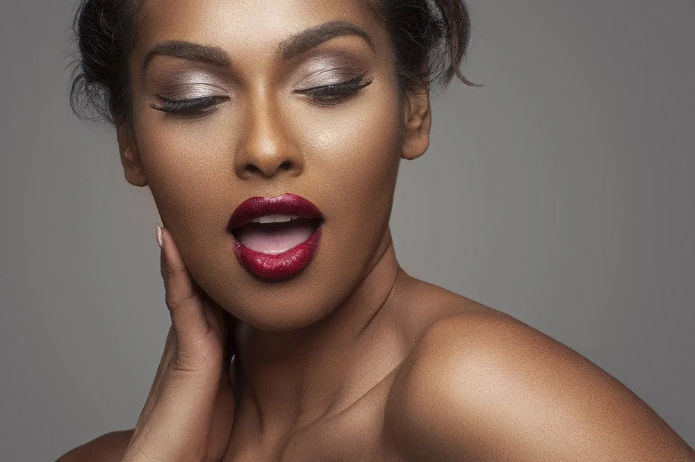 Vamp - Waterproof, smudge proof,  transfer proof,  and 24 hour stay DARK RED  Matte Liquid lipstick
