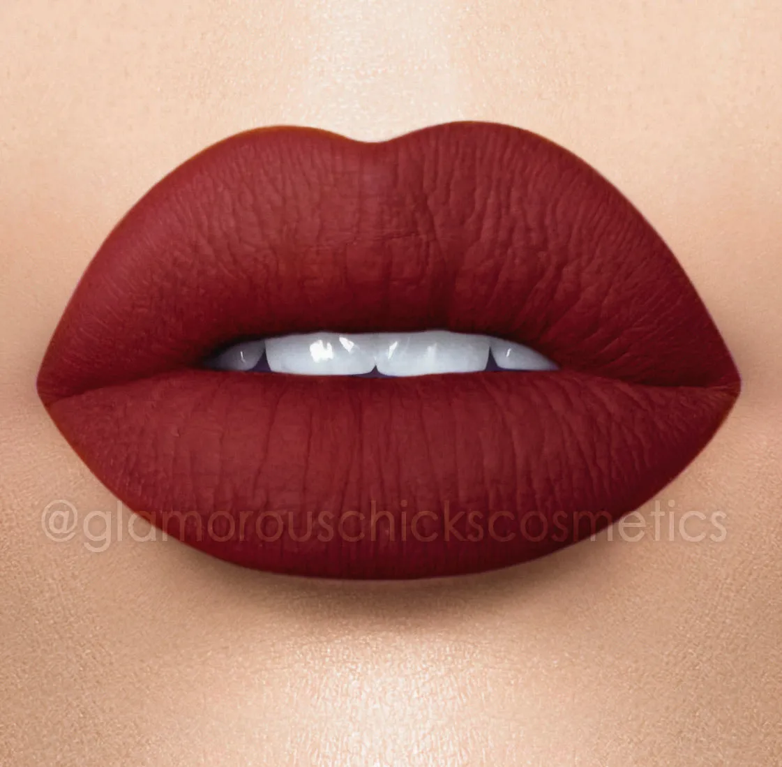 Vamp - Waterproof, smudge proof,  transfer proof,  and 24 hour stay DARK RED  Matte Liquid lipstick