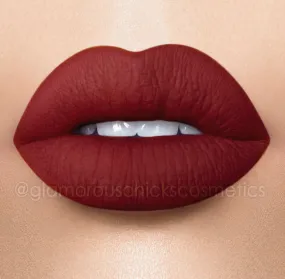 Vamp - Waterproof, smudge proof,  transfer proof,  and 24 hour stay DARK RED  Matte Liquid lipstick